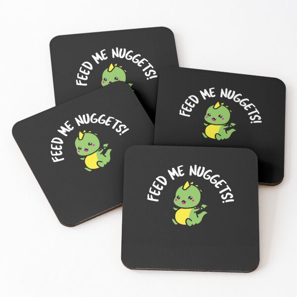 Item preview, Feed me Nuggets! cute kid dinosaur lover chicken nugget fan designed and sold by snowry.