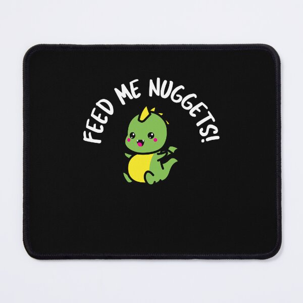 Item preview, Feed me Nuggets! cute kid dinosaur lover chicken nugget fan designed and sold by snowry.