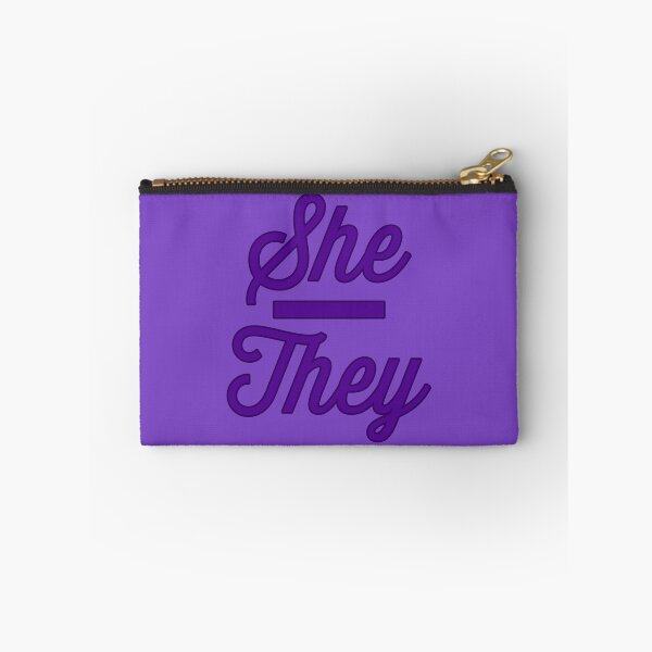 Item preview, She They Prounouns - Indigo designed and sold by sillyjess.