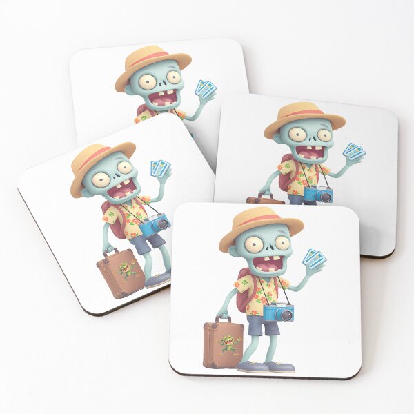 Item preview, Funny Tourist Zombie – Cartoon Undead Traveler Illustration designed and sold by DesignArtist.ia.