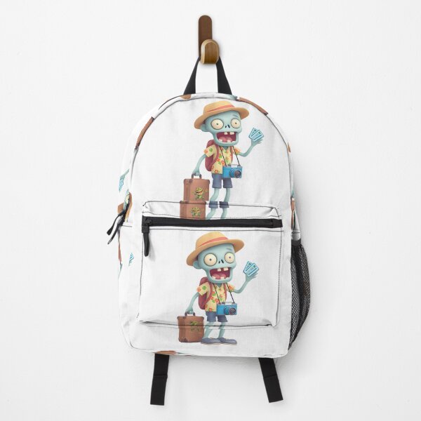 Item preview, Funny Tourist Zombie – Cartoon Undead Traveler Illustration designed and sold by DesignArtist.ia.