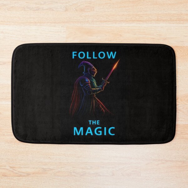 Item preview, The Neon Knight-Follow the Magic designed and sold by Brickroad Dsigns.