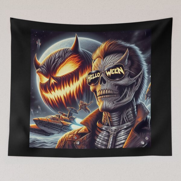 Item preview, Halloween SciFi Horror Rocker Skeleton designed and sold by Voodoo Store Paranormal Collections.