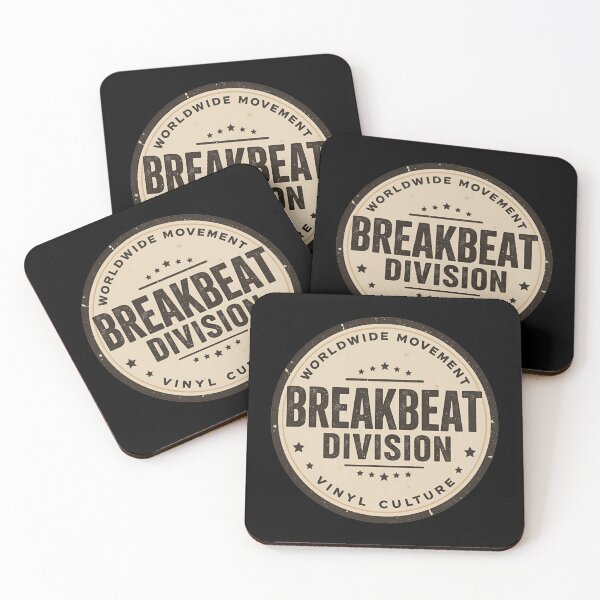Item preview, Breakbeat Division Sticker – Retro Electronic Groove Design designed and sold by |TRSSHOP|.