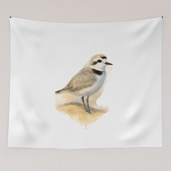 Item preview, Snowy Plover (Charadrius nivosus) designed and sold by HOMETOWN86.