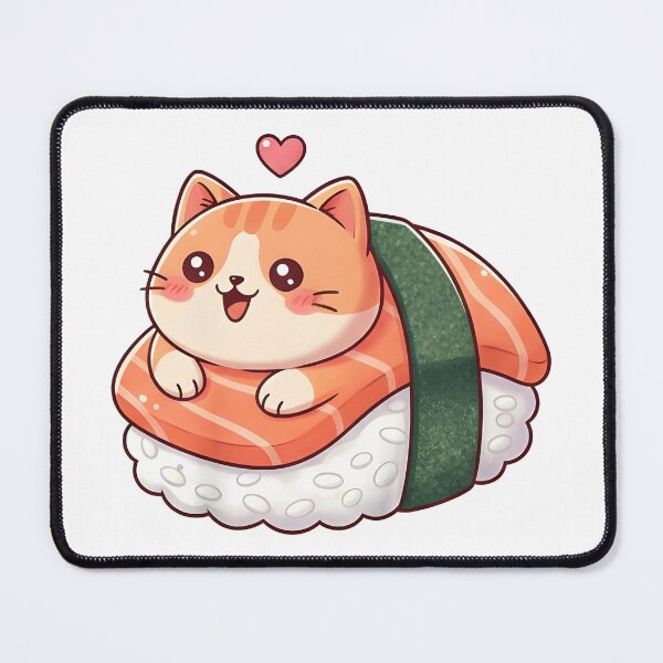 Item preview, Sushi Cat Delight designed and sold by Uglyandcute.