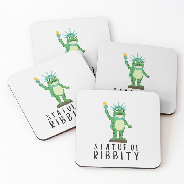 Item preview, Statue of Ribbity Funny Frog Protest designed and sold by faridman.