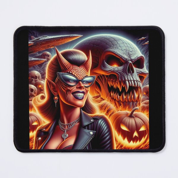Item preview, Halloween SciFi Horror Demoness Rocker designed and sold by Voodoo Store Paranormal Collections.