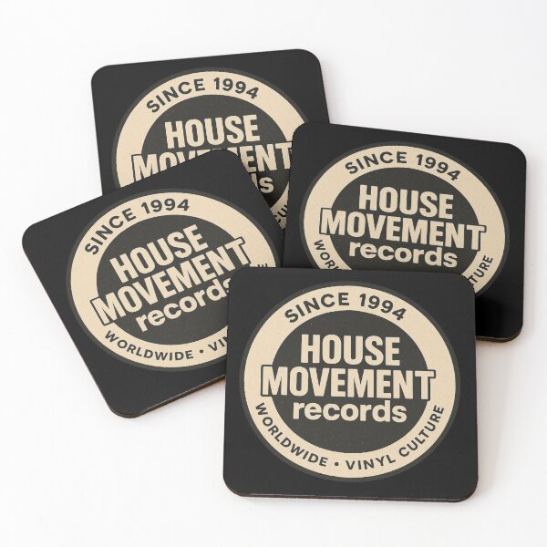 Item preview, House Movement Records Sticker – Classic House Vibes designed and sold by |TRSSHOP|.