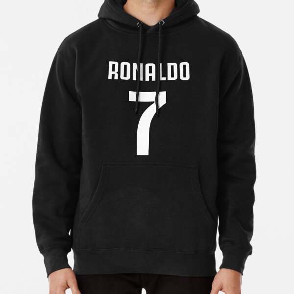 Spark Apparel Soccer Shirt #7 Cristiano Ronaldo Juve Boys Girls Youth Long Sleeve T-Shirt