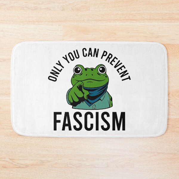 Item preview, Only You Can Prevent Fascism - Portland Frogs Quote designed and sold by kolshi-shop.