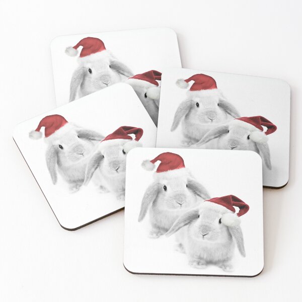 Item preview, Merry Christmas bunnies designed and sold by missmoneypenny.