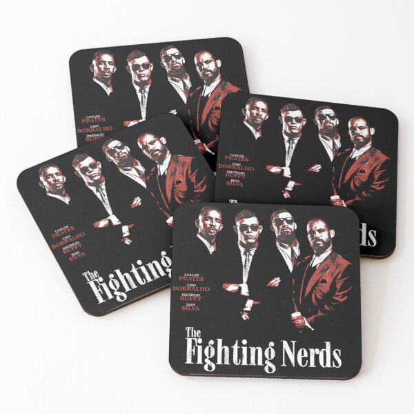 Item preview, The Fighting Nerds "Carlos Prates Caio Borralho Mauricio Ruffy Jean Silva" designed and sold by JeyVel.