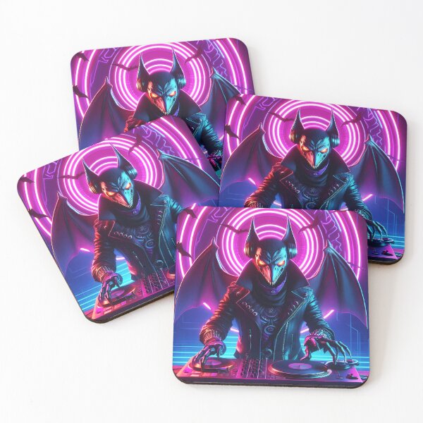 Item preview, Bat DJ – Dark Beat of the Night designed and sold by Art-Arcade6.