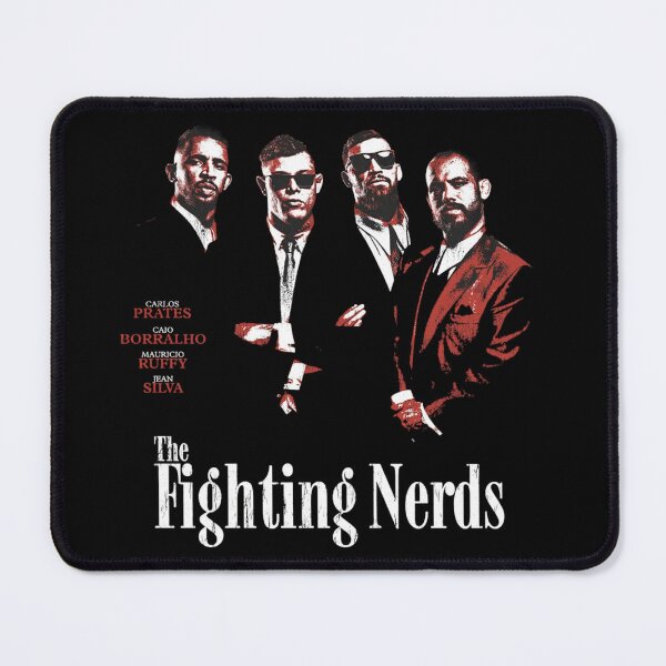 Item preview, The Fighting Nerds "Carlos Prates Caio Borralho Mauricio Ruffy Jean Silva" designed and sold by JeyVel.