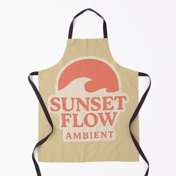 Item preview, Sunset Flow Sticker – Ambient Chill EDM Design designed and sold by |TRSSHOP|.
