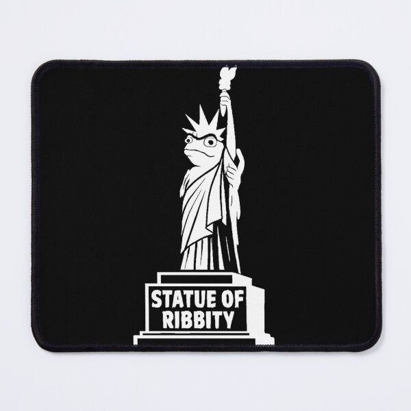 Item preview, Statue of Ribbity Frog Protest Funny Frog Liberty T-Shirt designed and sold by Omarmadani.