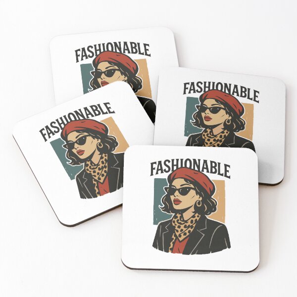 Item preview, Fashionable Retro Woman – Vintage Stylish Portrait Design designed and sold by ElisabethRaven.