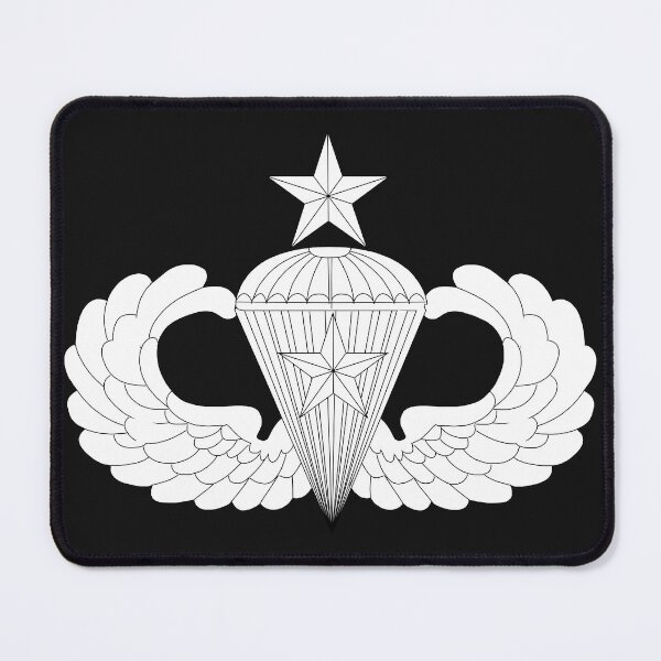 Item preview, Badge - Army - Parachutist - Senior - 5 Combat Star - LA X 300 designed and sold by Military Insignia Products.