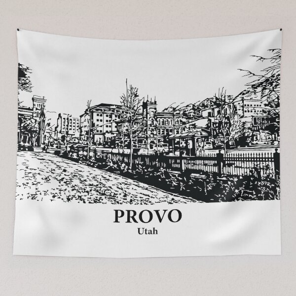Item preview, Provo - Utah designed and sold by Lakeric Cityscapes.