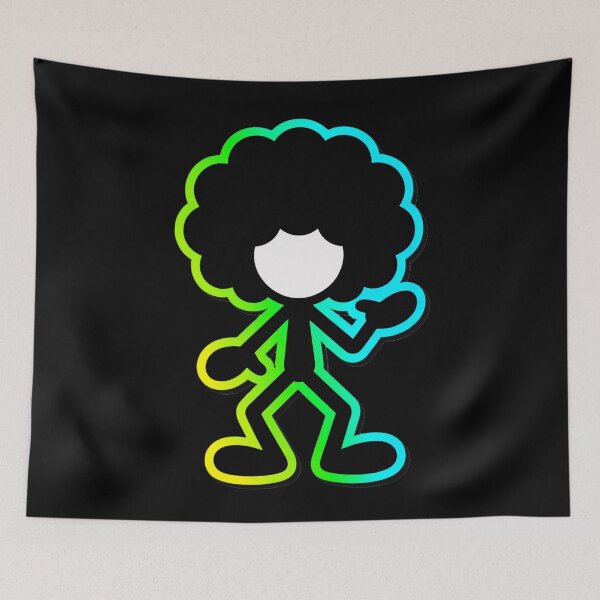 Item preview, Steezee Afro Guy Colorful Outline designed and sold by SteezeeStore.