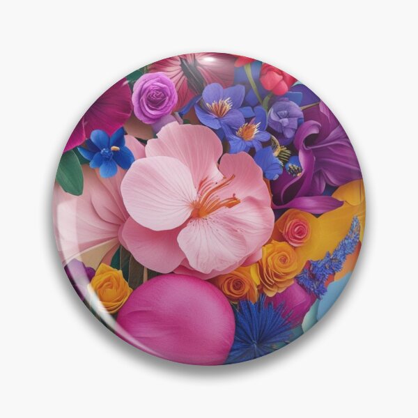 Item preview, Regency Garden in Bloom - Vintage Pinterest Floers designed and sold by Whimsicalenergy.