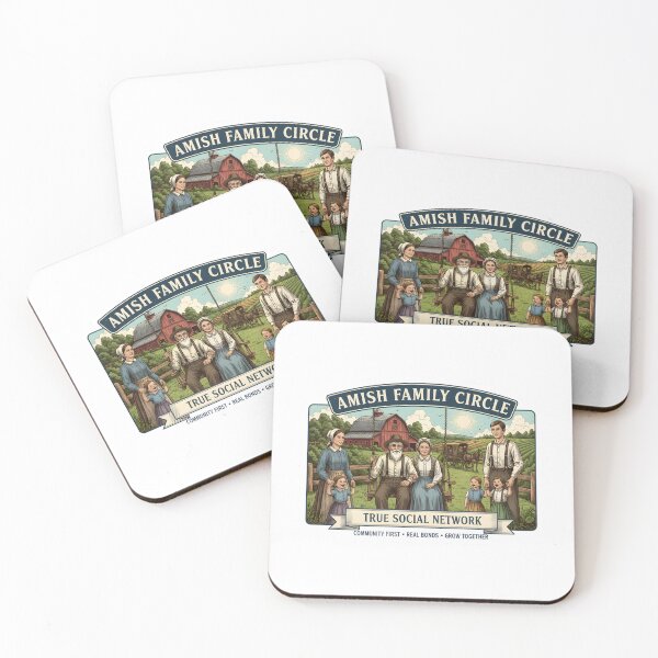 Item preview, Amish Family Circle - True Social Network - Community First & Real Bonds designed and sold by RedDelaney.