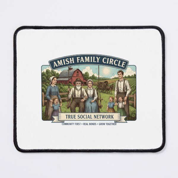 Item preview, Amish Family Circle - True Social Network - Community First & Real Bonds designed and sold by RedDelaney.