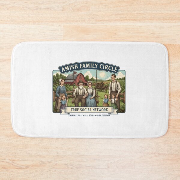 Item preview, Amish Family Circle - True Social Network - Community First & Real Bonds designed and sold by RedDelaney.