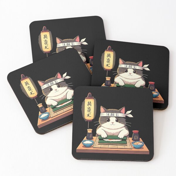 Item preview, Sushi Chef Cat designed and sold by Uglyandcute.