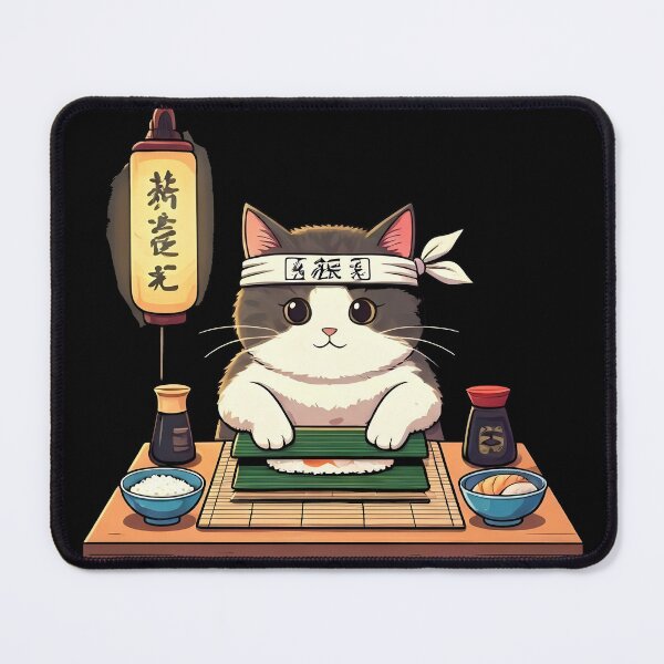 Item preview, Sushi Chef Cat designed and sold by Uglyandcute.