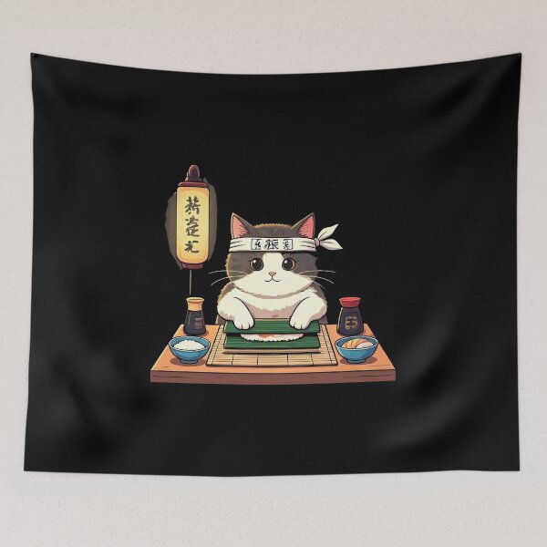 Item preview, Sushi Chef Cat designed and sold by Uglyandcute.