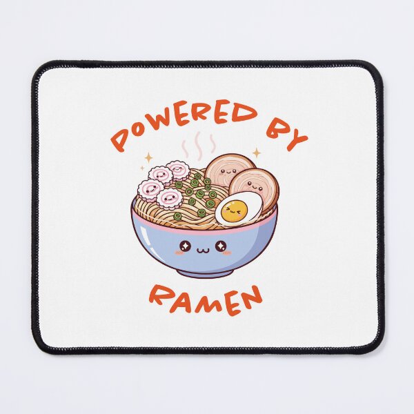 Item preview, Powered By Ramen Cute Kawaii Noodle Bowl designed and sold by ffpdsgn.