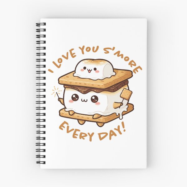 Item preview, I Love You S'more Cute Kawaii Pun designed and sold by ffpdsgn.