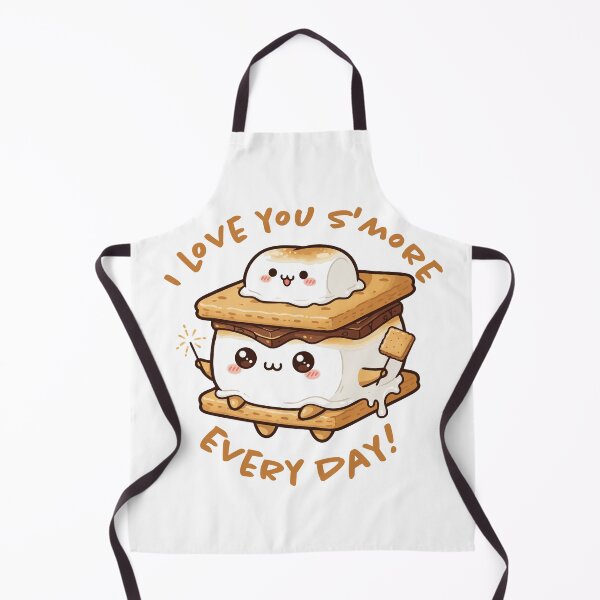 Item preview, I Love You S'more Cute Kawaii Pun designed and sold by ffpdsgn.