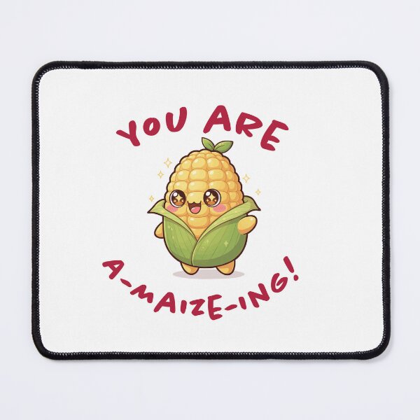 Item preview, You Are A-maize-ing Cute Corn Pun designed and sold by ffpdsgn.