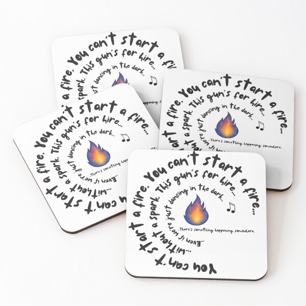 Item preview, Dancing in the Dark – Lyric Art Inspired by Bruce Springsteen designed and sold by ScanMood.