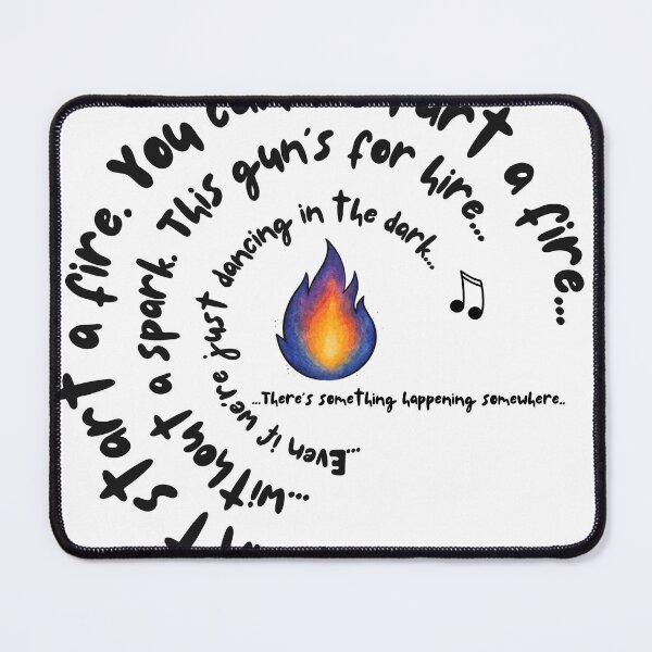 Item preview, Dancing in the Dark – Lyric Art Inspired by Bruce Springsteen designed and sold by ScanMood.