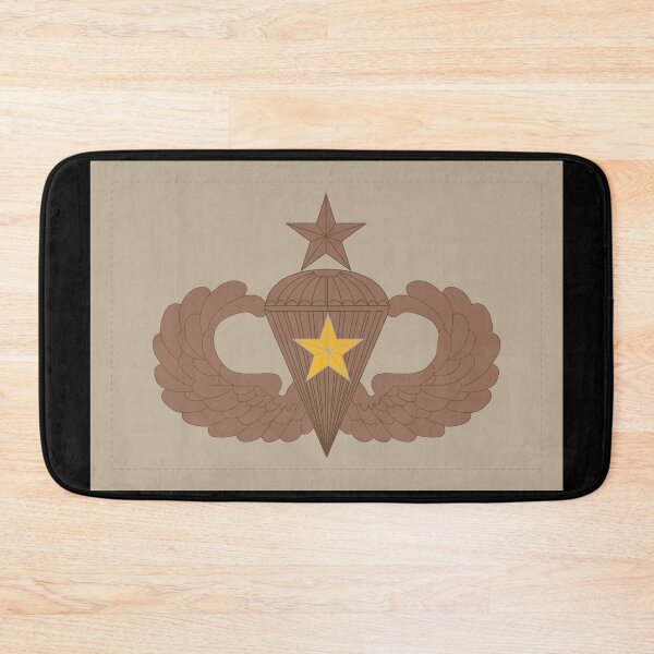 Item preview, Badge - Army - Parachutist - Senior - 5 Combat Star - Subdued - Desert X 300 designed and sold by Military Insignia Products.