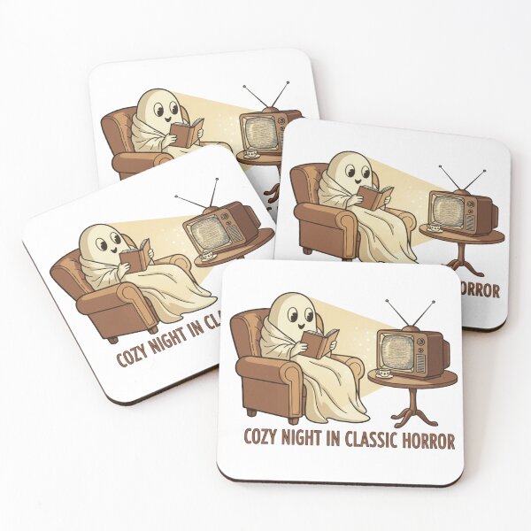 Item preview, Reading by the TV Glow - Vintage Cartoon designed and sold by CreatorPond.
