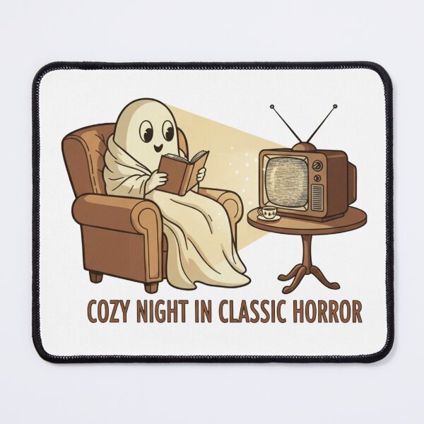 Item preview, Reading by the TV Glow - Vintage Cartoon designed and sold by CreatorPond.