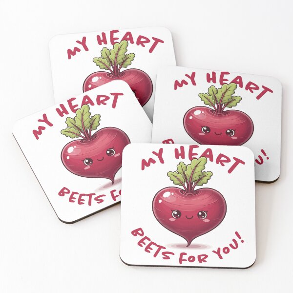 Item preview, My Heart Beets For You Cute Vegetable Pun designed and sold by ffpdsgn.