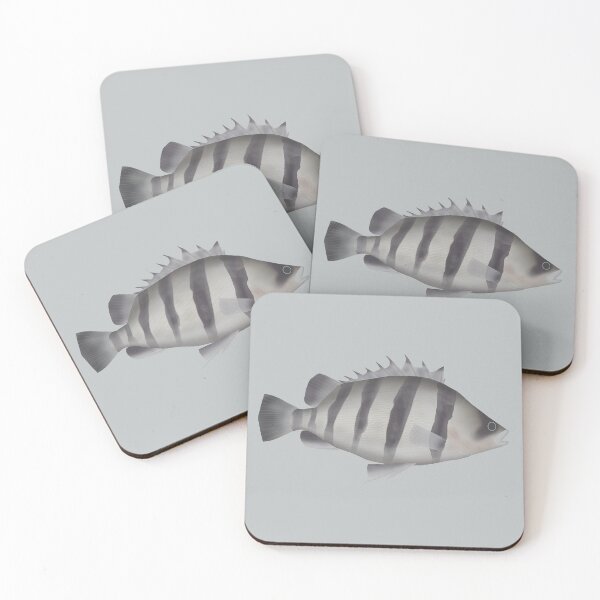 Item preview, Four-barred Tigerfish designed and sold by fishfolkart.