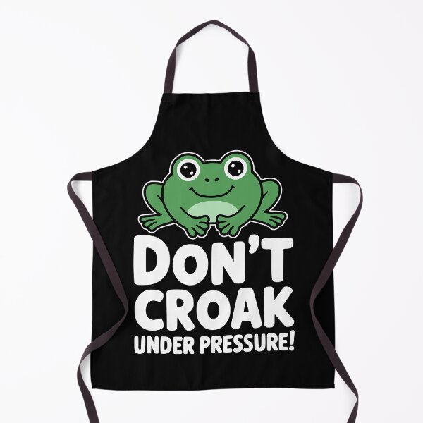 Artikelvorschau, Quak nicht unter Druck! Lustiges Frosch-Wortspiel entworfen und verkauft von PMCreative.