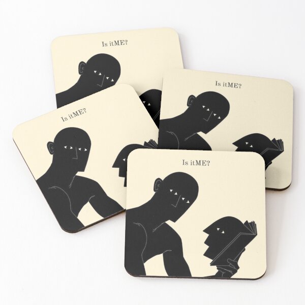Item preview, Is It ME? | Minimalist Self-Reflection Identity Crisis Art designed and sold by DESIGN DIMENSION .