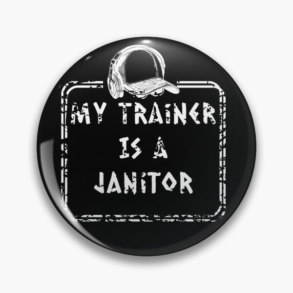 Item preview, Anatoly meme - My Trainer is a Janitor | White design | Can I clean here Gym prank of a Fake cleaner designed and sold by ZechJohnRB.
