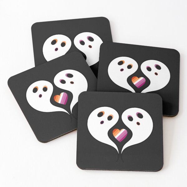 Item preview, Lesbian Ghost heart designed and sold by SunsetSpectrum.