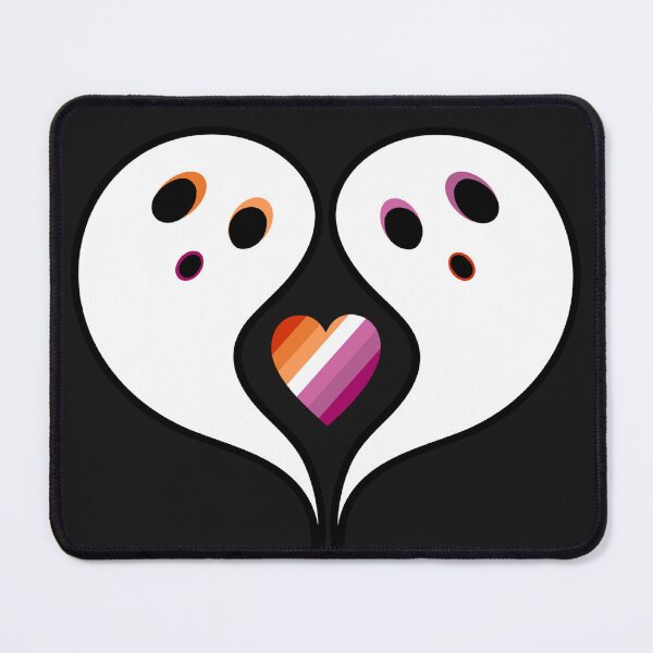 Item preview, Lesbian Ghost heart designed and sold by SunsetSpectrum.
