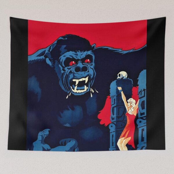 Item preview, King Kong (1933) Danish Movie Poster | Vintage Monster Film Art | Classic Cinema Wall Print designed and sold by neildoch.