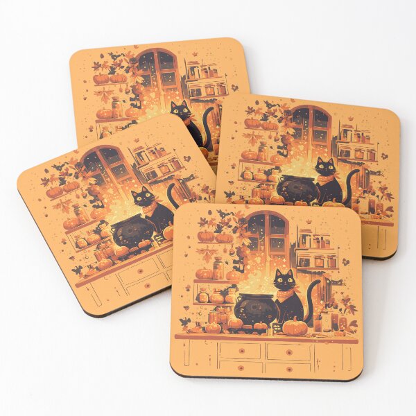 Item preview, Black cat in the kitchen designed and sold by WoollenLlama.